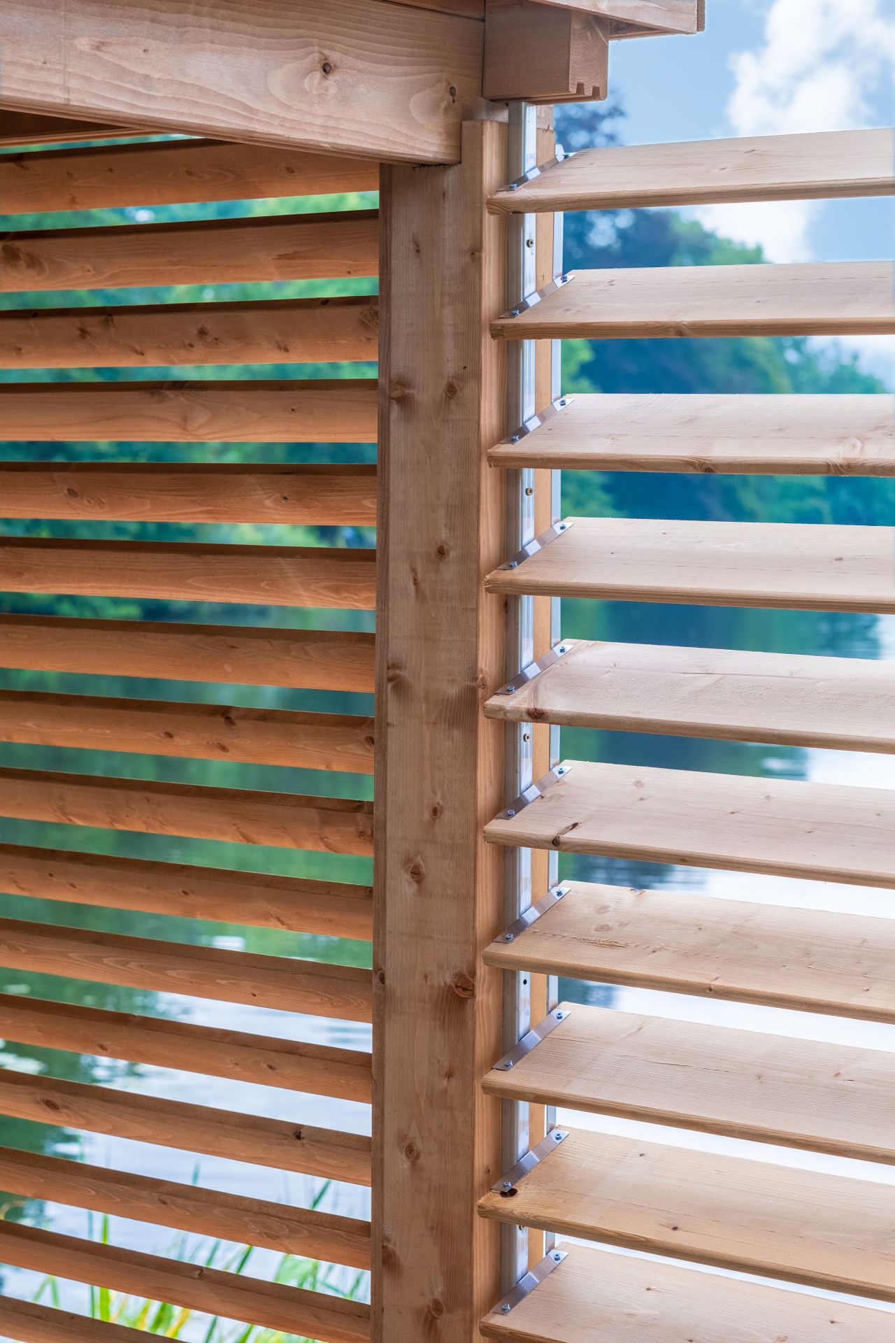 Set van 2 stuks(L+R) Flex Fence verkrijgbaar in 4 afmetingen en in RVS of Zwart