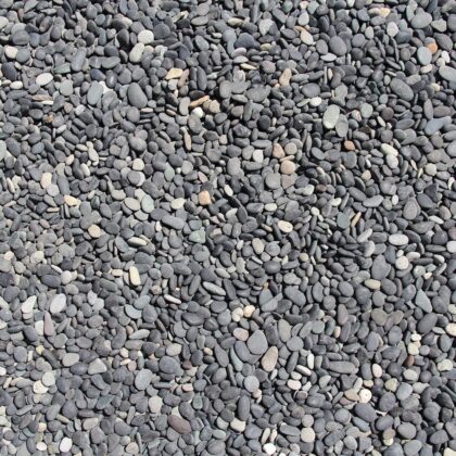 Beach Pebbles Deluxe Zwart 8-16mm per zak 20kg
