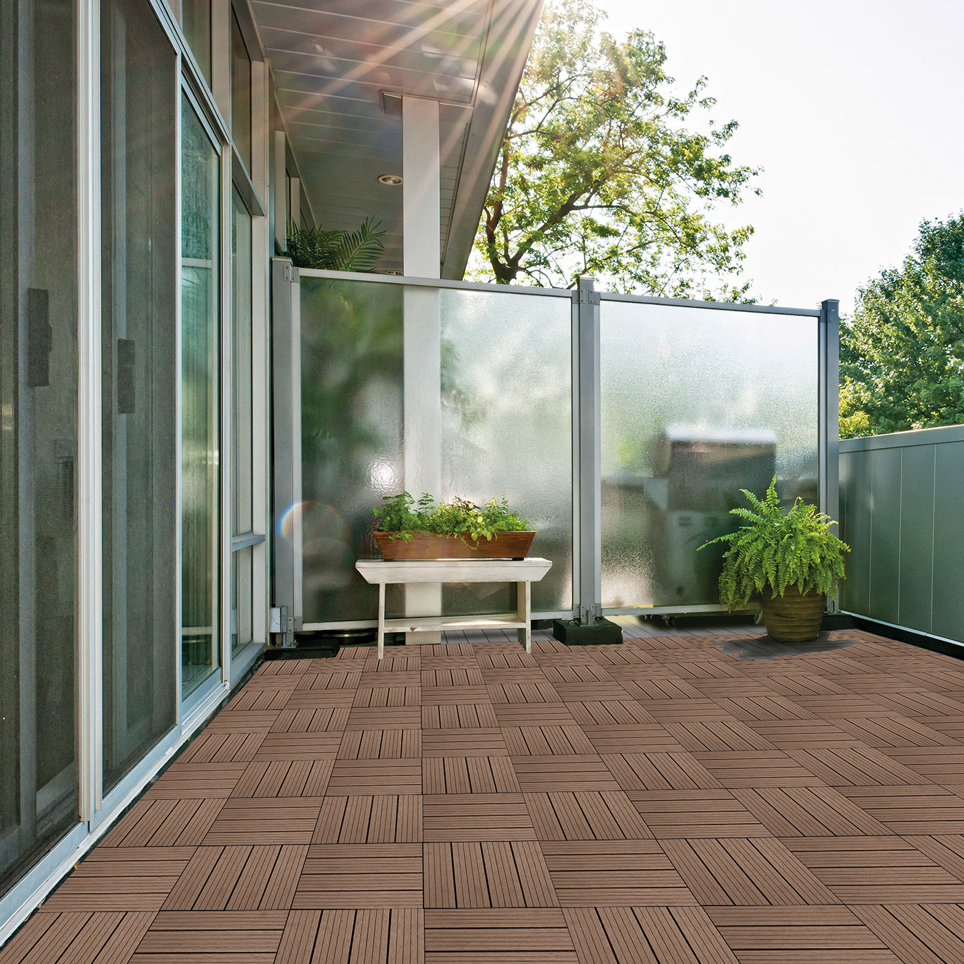 011688 | Terrastegel | Houtcomposiet | FSC© | 2.4x30x30cm