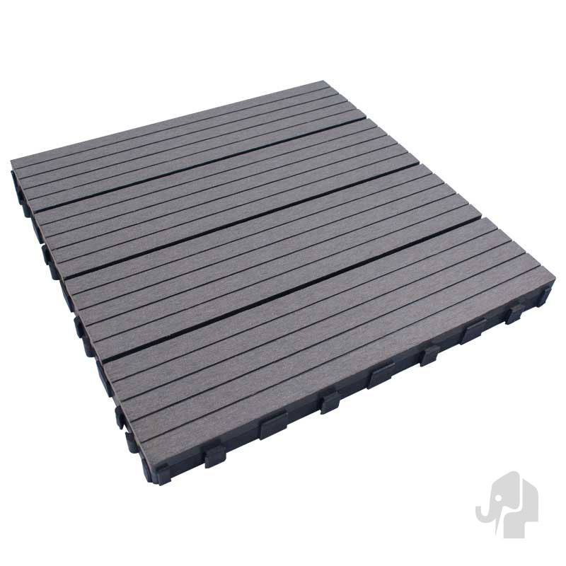 011689 | Terrastegel | Houtcomposiet | Grijs | FSC© | 2.4x30x30cm
