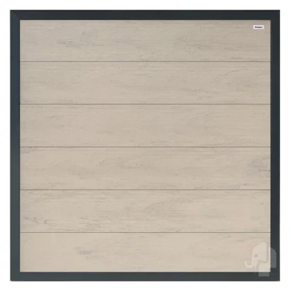 Forte composiet betongrijs aluminium schutting " Diverse uitvoeringen" Maatwerk mogelijk!