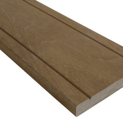 Profielplank bangkirai 27x190mm glad/V-groef (p500) diverse lengtes