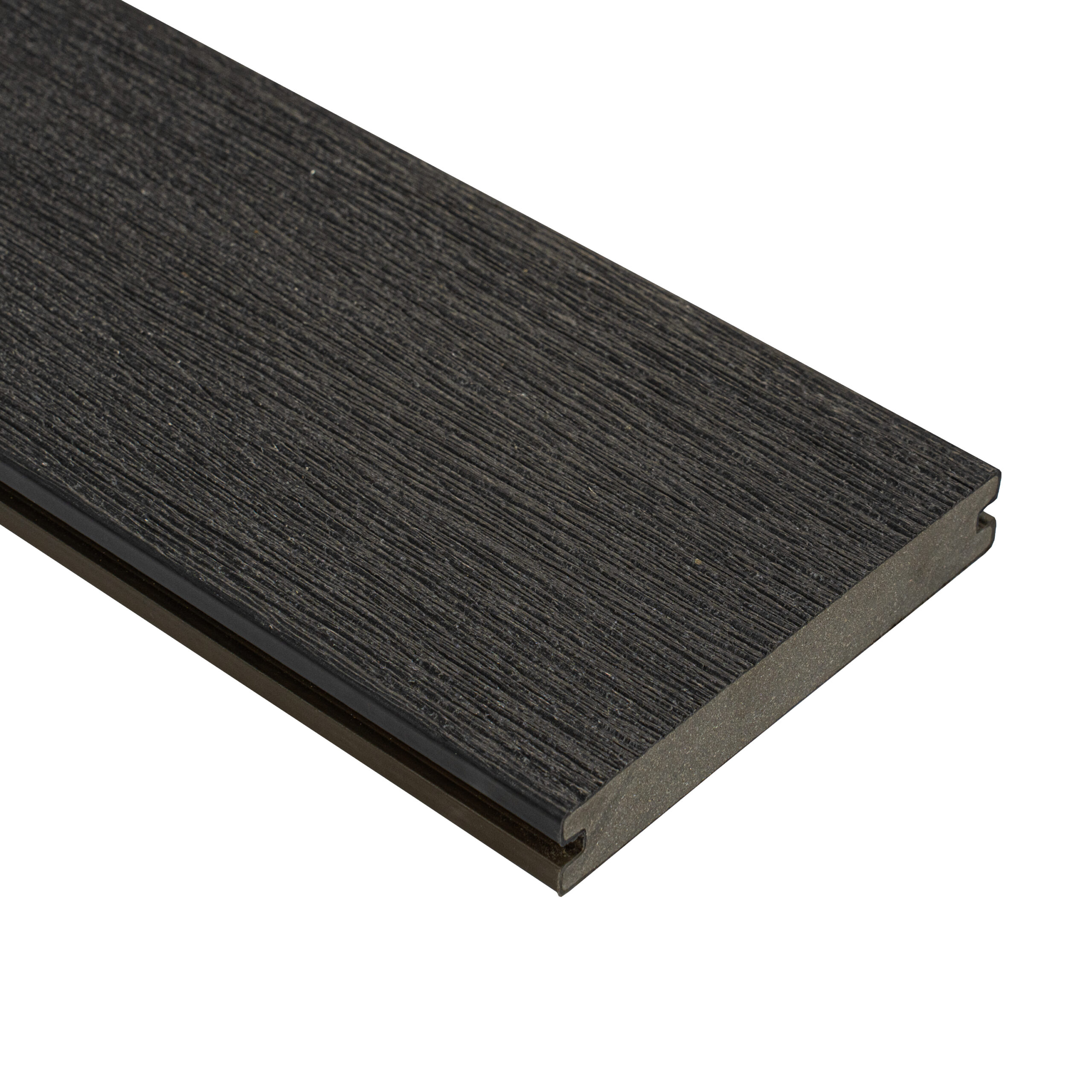 FIBERDECK VINTAGE Graphite / Wenge 23x138mm massief 300/400/500cm lengte