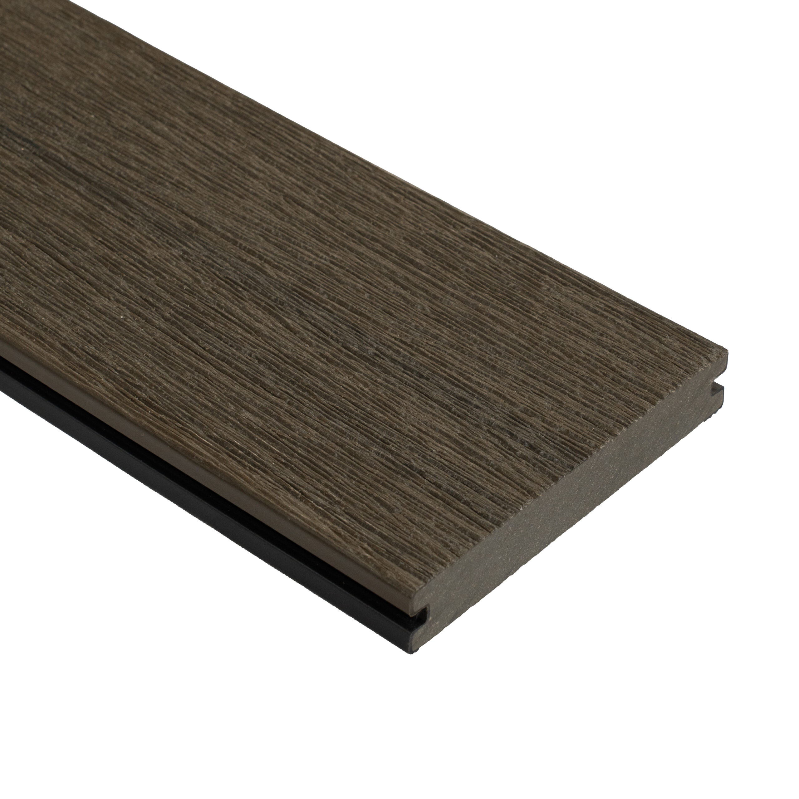 FIBERDECK VINTAGE Graphite / Wenge 23x138mm massief 300/400/500cm lengte