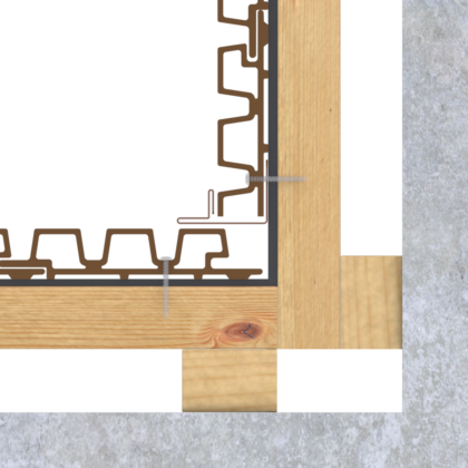 Fiberdeck WEO60 | Gardenwall | 3,3x17cm (33x170mm) | 4 kleuren | 2.90m | Brandklasse E | FSC100%