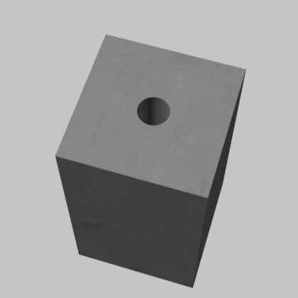 Sokkel zonder facetrand 140x140mm (opening: Ø30mm)