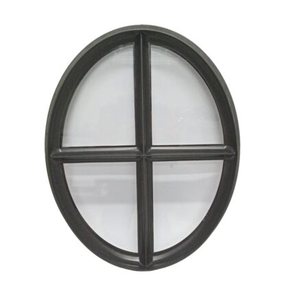 Ossenoog Zwarte structuurcoating 510x640mm (vast)