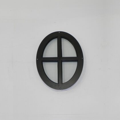 Ossenoog Zwarte structuurcoating 420x330mm (vast)