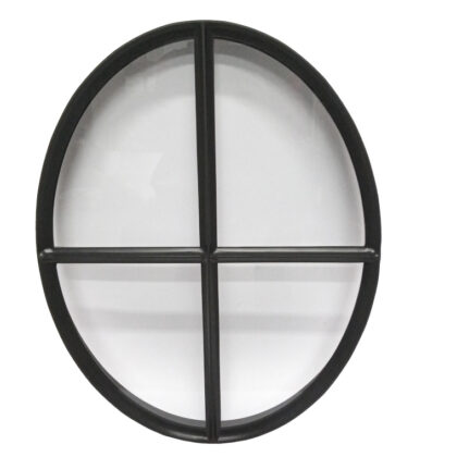 Ossenoog Zwarte structuurcoating 51x64cm (vast) [enkel glas]