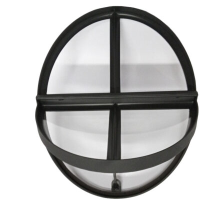 Ossenoog Zwarte structuurcoating 51x64cm (open) [enkel glas]