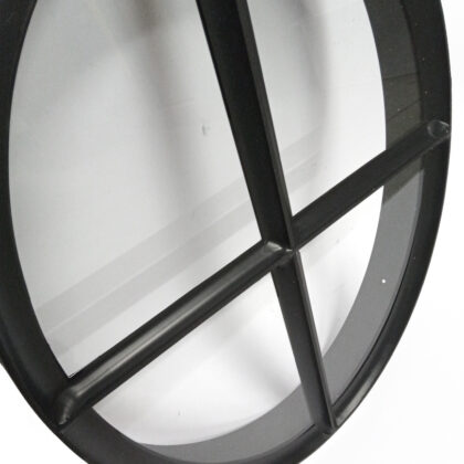 Ossenoog Zwarte structuurcoating 42x32cm (vast) [enkel glas]