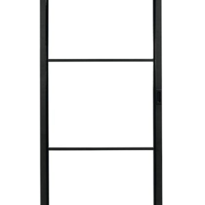 Stalen schuifdeur Zwart gepoedercoat 957x2095mm (3-vaks)