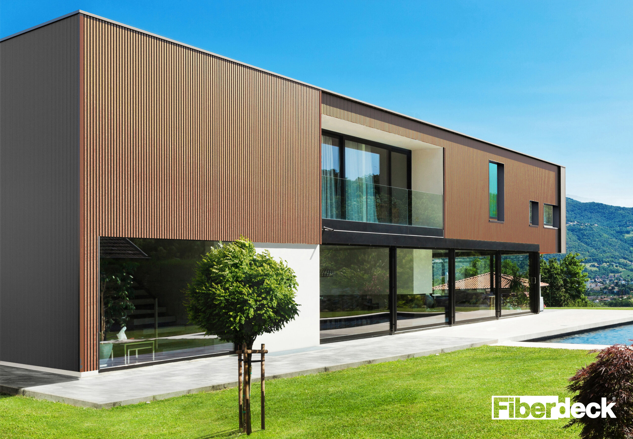 Fiberdeck WEO35 | Cladding | 3,3x17cm | 4 kleuren | Brandklasse D | 2.90m | FSC100%
