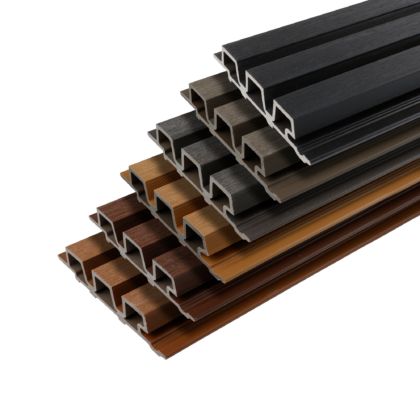 Fiberdeck WEO35 | Gardenwall | 3,3x17cm (33x170mm) | 6 kleuren | 290 of 390cm lengte | Brandklasse E | FSC100%