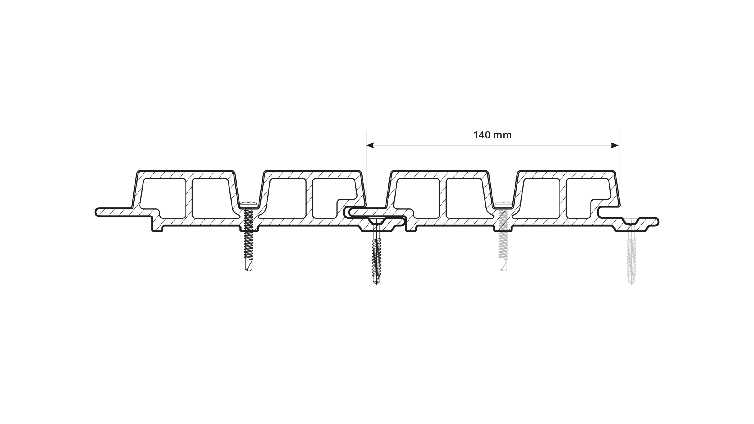 Fiberdeck WEO60 | Gardenwall | 3,3x17cm (33x170mm) | 4 kleuren | 2.90 of 390cm | Brandklasse D | FSC100%