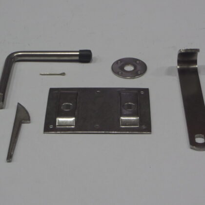 Boerenklinkstel RVS 120x85mm [2mm]