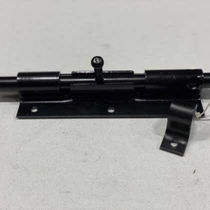 Plaatgrendel Zwart gepoedercoat 172x60mm