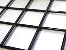 Gaaspaneel Zwart Geplastificeerd 1800x1800mm (maas:100x100mm) [4mm]