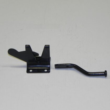 Heksluiting met pen Zwart gepoedercoat 48x60mm [2,5mm]