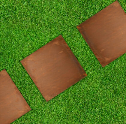 Cortenstaal stapsteen Cortenstaal 500x500mm [2mm]