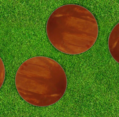 Cortenstaal stapsteen Cortenstaal Ø500mm [2mm]