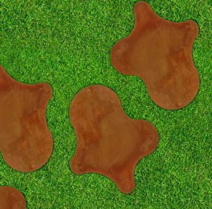 Cortenstaal stapsteen Cortenstaal 500/600mm [2mm]