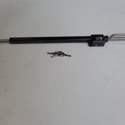 Grondgrendel afsluitbaar RVS 790mm [16mm]