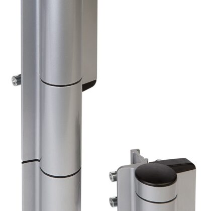 Poortsluiter Zilver Aluminium tot 1500mm (nieuwe poort)