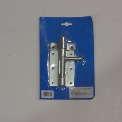 Plaatgrendel Galvanisch verzinkt 100x70mm (op kaart) [2mm]