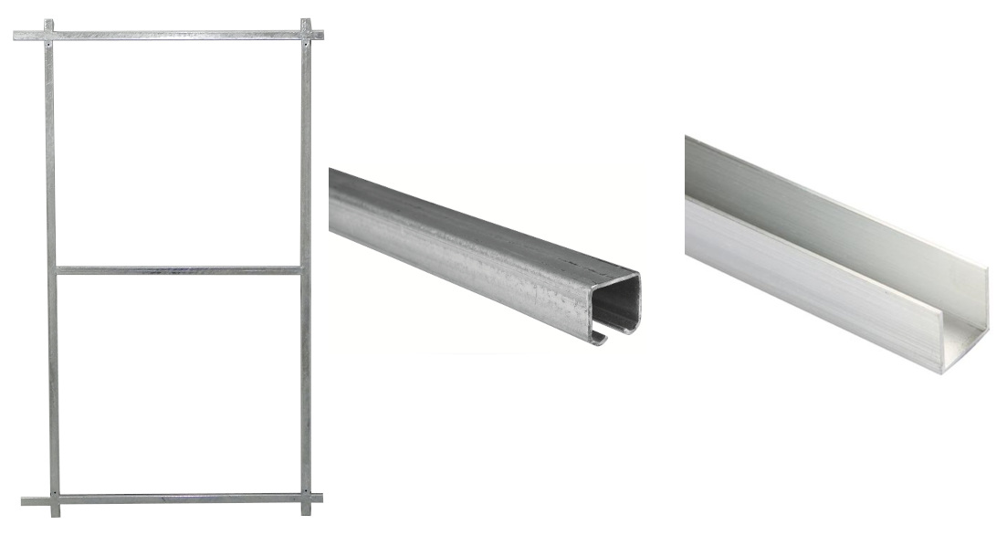 Wandbevestigingsets voor schuifpoorten 1365x1900mm(33mm)