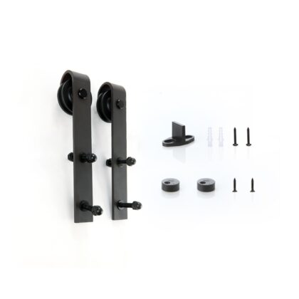 Aanvullend deurpakket Zwart gepoedercoat Recht model