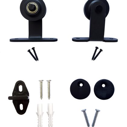 Aanvullend deurpakket Zwart gepoedercoat T-model