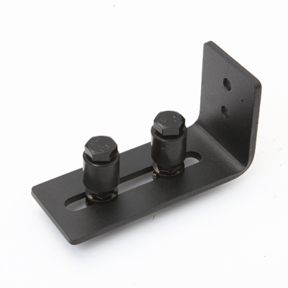 Geleider Zwart gepoedercoat Muurgeleider