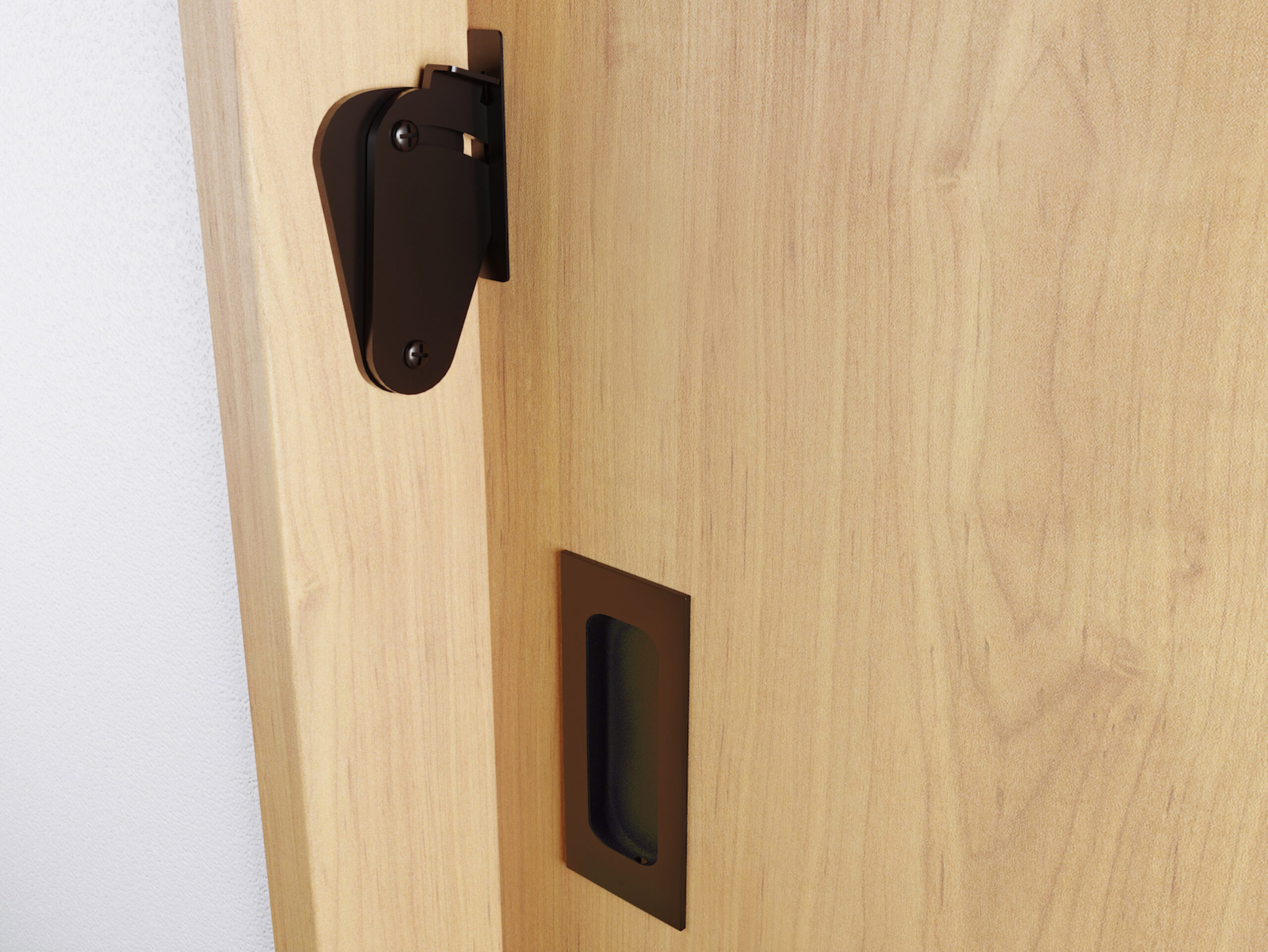 Sluiting Zwart gepoedercoat 35 - 45mm