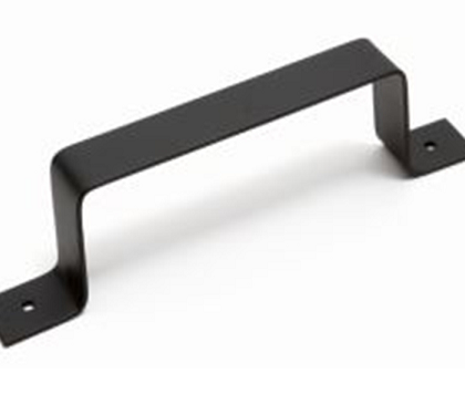 Deurgreep Zwart gepoedercoat Model 4 (196mm) [2mm]