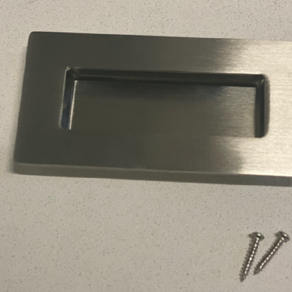 Deurgreep RVS 102x51mm