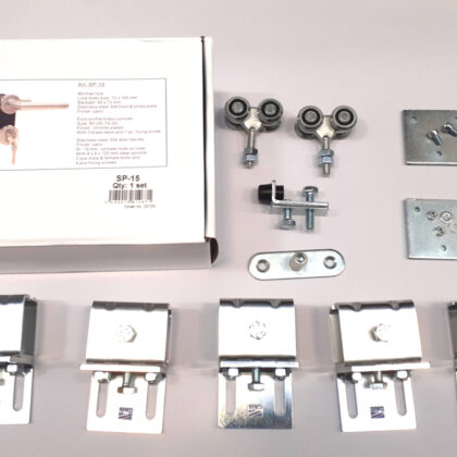 Wandbevestigingsets voor schuifpoorten 1165x1900mm(33mm)