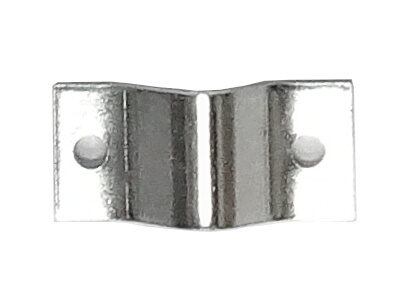 Traliebeslag Galvanisch verzinkt 20x43mm (per stuk) [2mm]