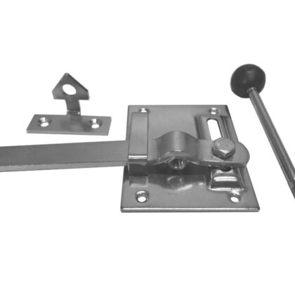 Tuinheksluiting met neus Galvanisch verzinkt 100x80mm [2mm]