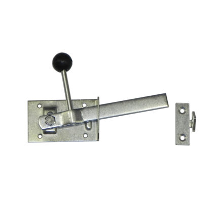 Tuinheksluiting met neus Galvanisch verzinkt 100x60mm [2mm]