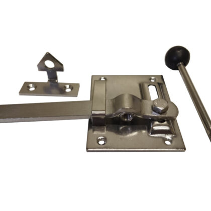 Tuinheksluiting met neus RVS 100x80mm [2mm]