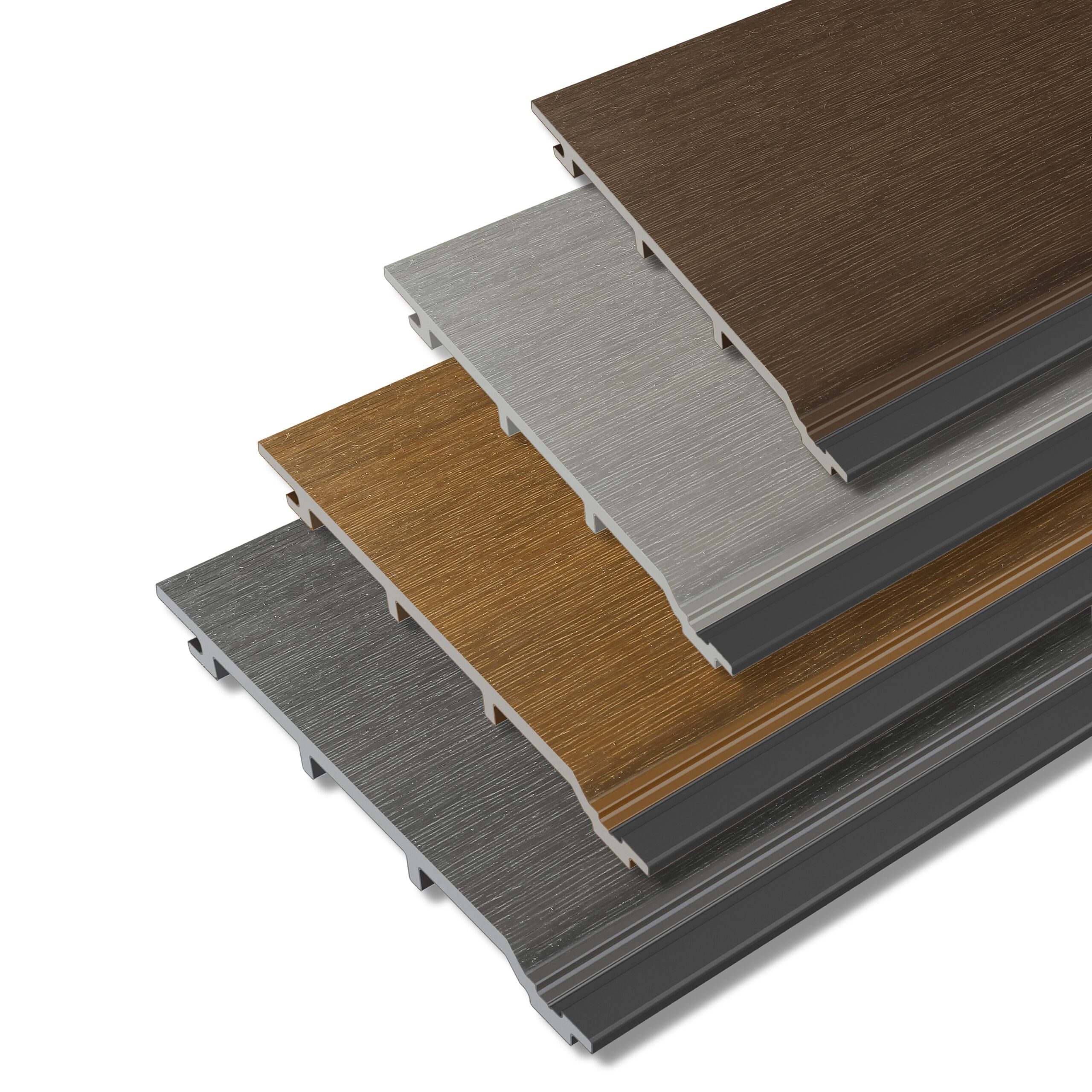 WEO® Essential- Gardenwall houtcomposiet WPC gardenwall met een natuurlijke houtlook lengte 290cm!