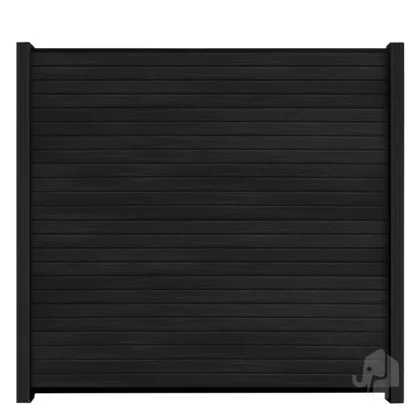 011945 | Lamel | Dubbele Rhombus | Houtcomposiet | Nero zwart | Co-Ex | 2x14.1x180cm