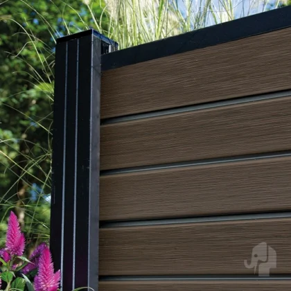 011947 | Schutting Paal | Aluminium | Modular | 6.8x6.8x270cm