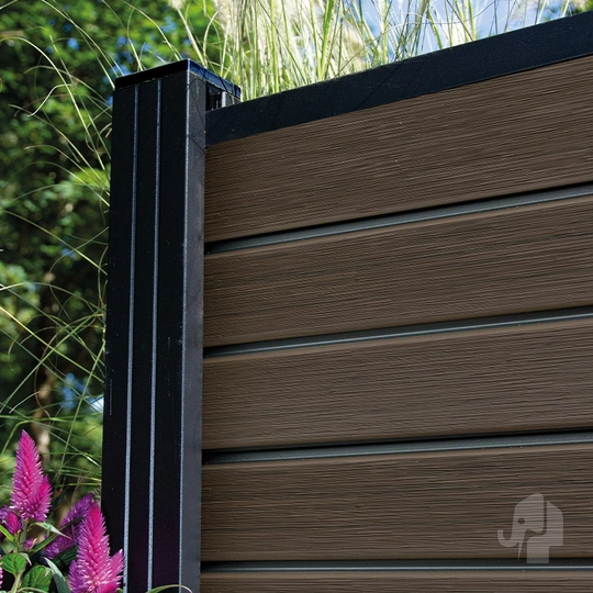 011947 | Schutting Paal | Aluminium | Modular | 6.8x6.8x270cm