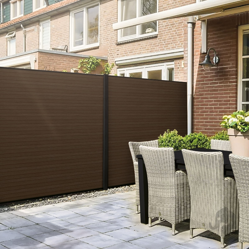 025161 | Lamel | Houtcomposiet | Natural Dark Brown | Co-Ex | FSC© | 2x14.1x180cm