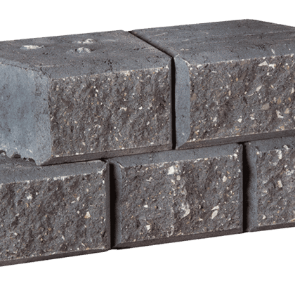 CRACK & STACK 15/23X20X10CM GRIJS/ZWART (pallet gevarieerd 100st incl statiegeldpallet van 18,50)