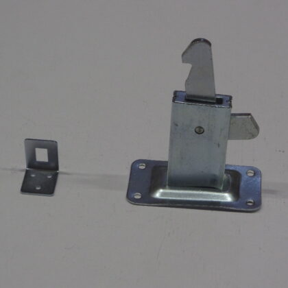 Deurvastzetter Galvanisch verzinkt 120x60mm (muurmodel) [2mm]