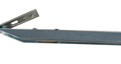 Nagelkantschuif Galvanisch verzinkt 160x16x13mm