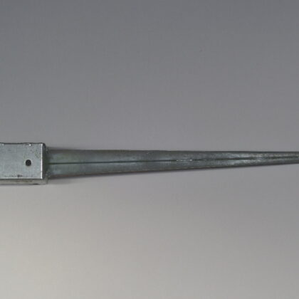 Paalhouder met pen Vuurverzinkt 71x71x750mm [1,8mm]